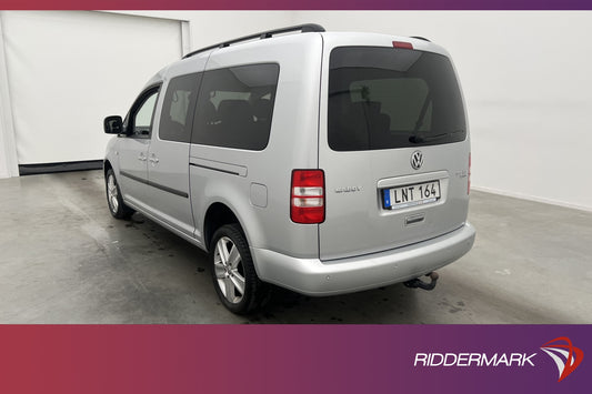 Volkswagen Caddy Maxi Life 4M DSG Värmare PDC Drag 7-Sits