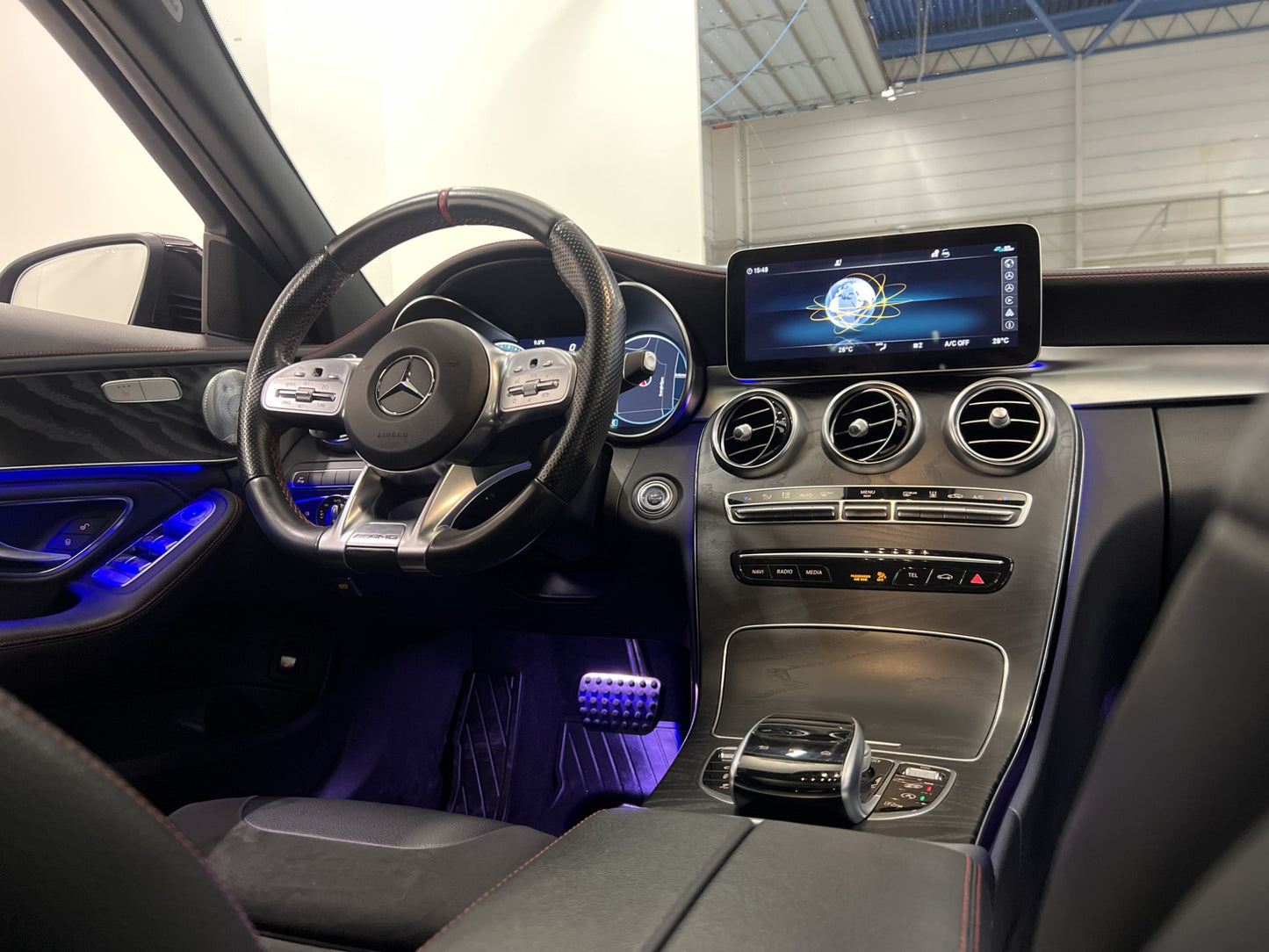 Mercedes-Benz AMG C 43 4M 390hk Värm Cockpit Pano Burmester