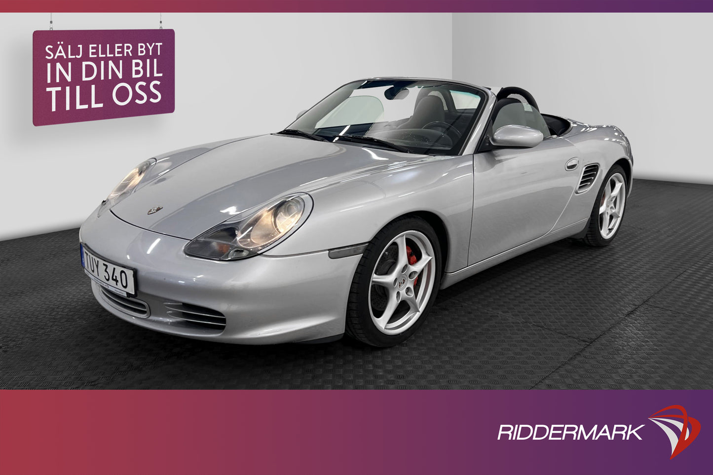 Porsche Boxster S 261hk BOSE Skinn P-sensorer Välservad Navi