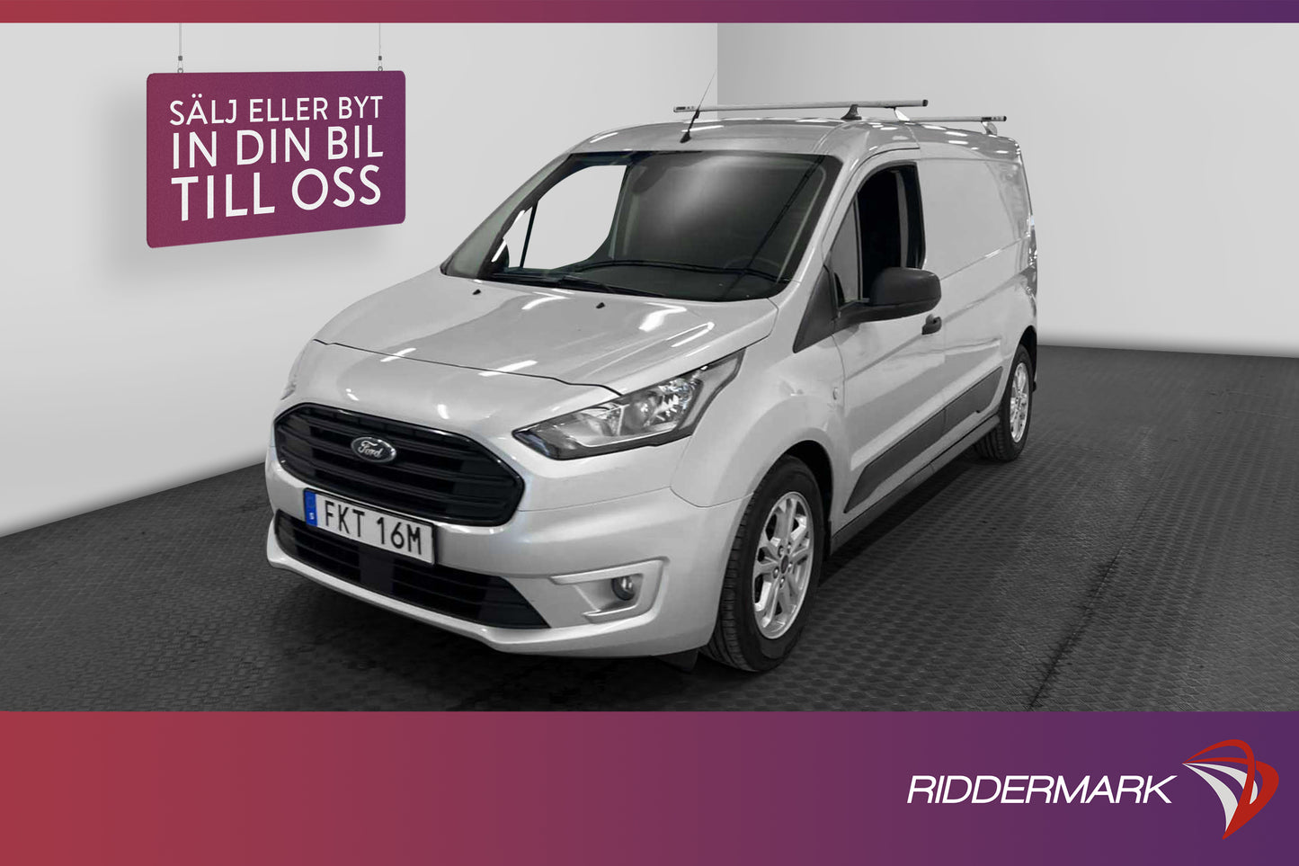 Ford Transit Connect 1.5Eco Automat LWB V-Inr Värmare Moms