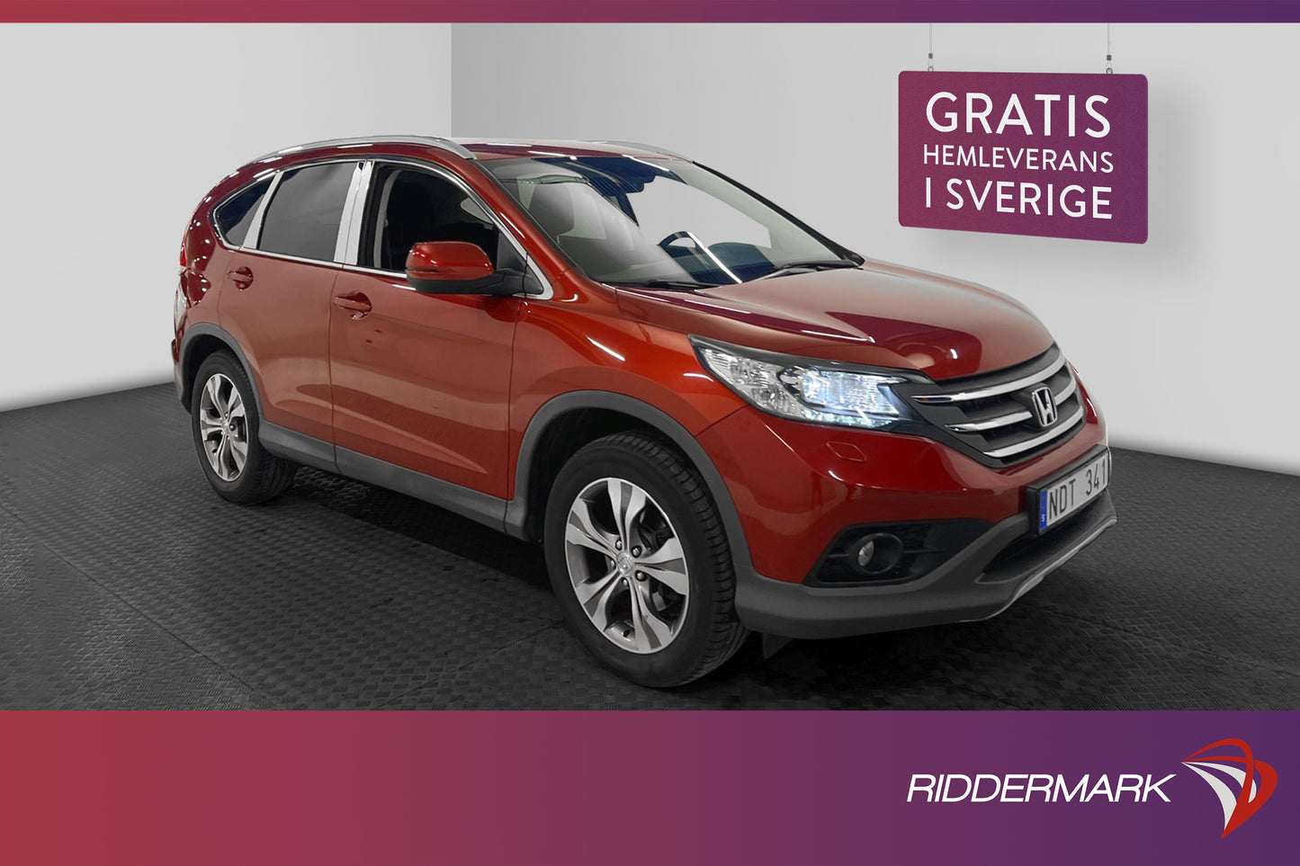 Honda CR-V 2.2 4WD 150hk Lifestyle Navi B-kamera Halvskinn