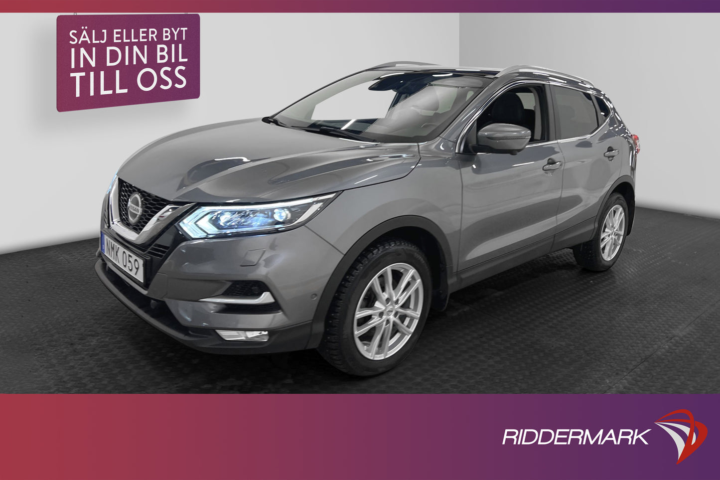 Nissan Qashqai 1.2 DIG-T 115hk Tekna Pano 360 Navi Välservad