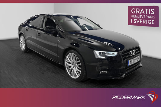 Audi A5 Sportback 2.0 TFSI Q 230hk S-Line Sportstol Sensorer