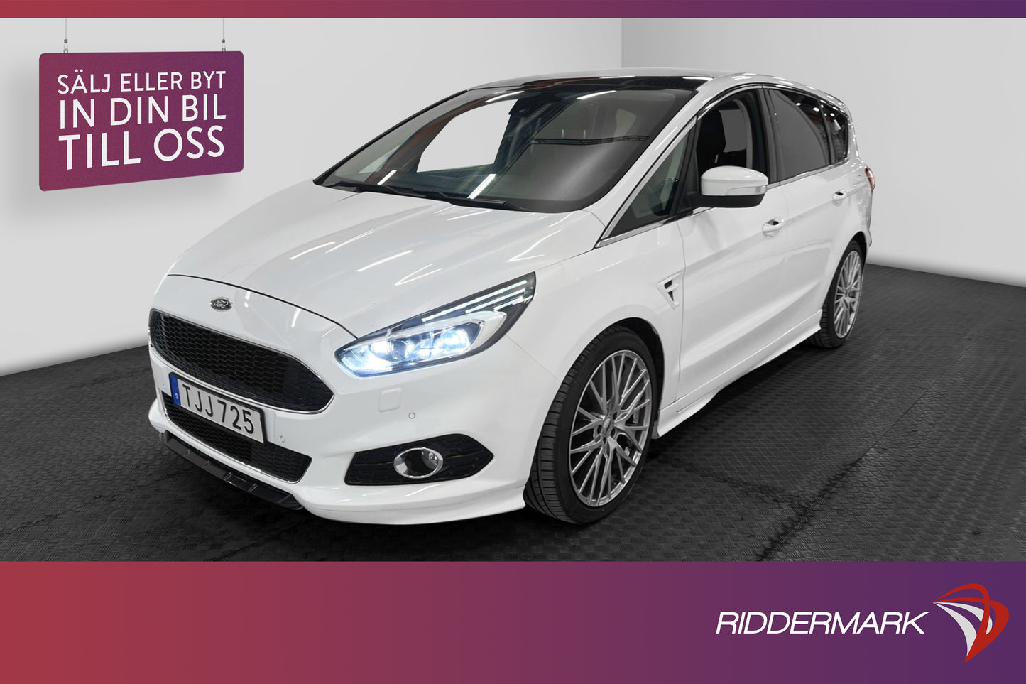 Ford S-Max 2.0 TDCi AWD 180hk Pano Navi D-Värm Drag Skinn