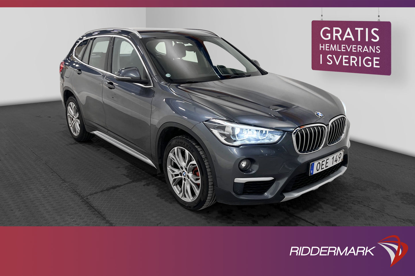 BMW X1 sDrive20d 190hk X-Line Kamera Skinn Rattvärme Välserv