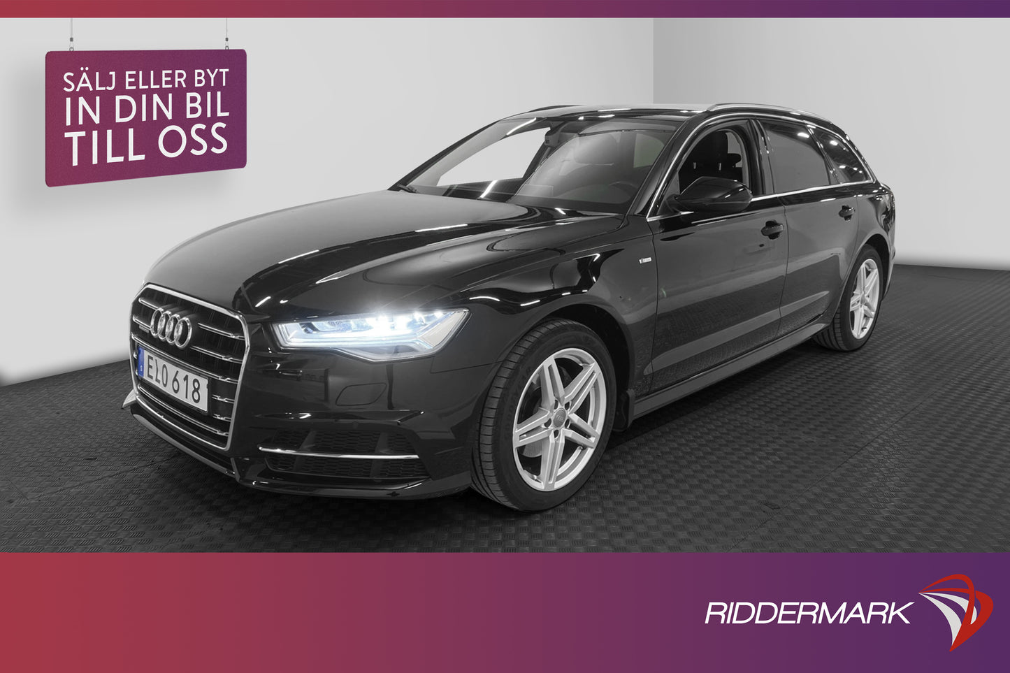 Audi A6 2.0 TDI Q 190hk S-Line D-värme Keyless Drag