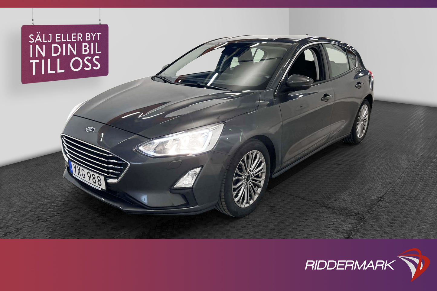 Ford Focus 1.0 EcoBoost 125hk B-kamera Keyless P-sensorer