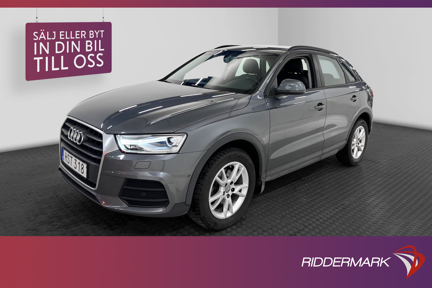 Audi Q3 150hk Quattro Skinn/Alcantara Bluetooth 0.5l/mil