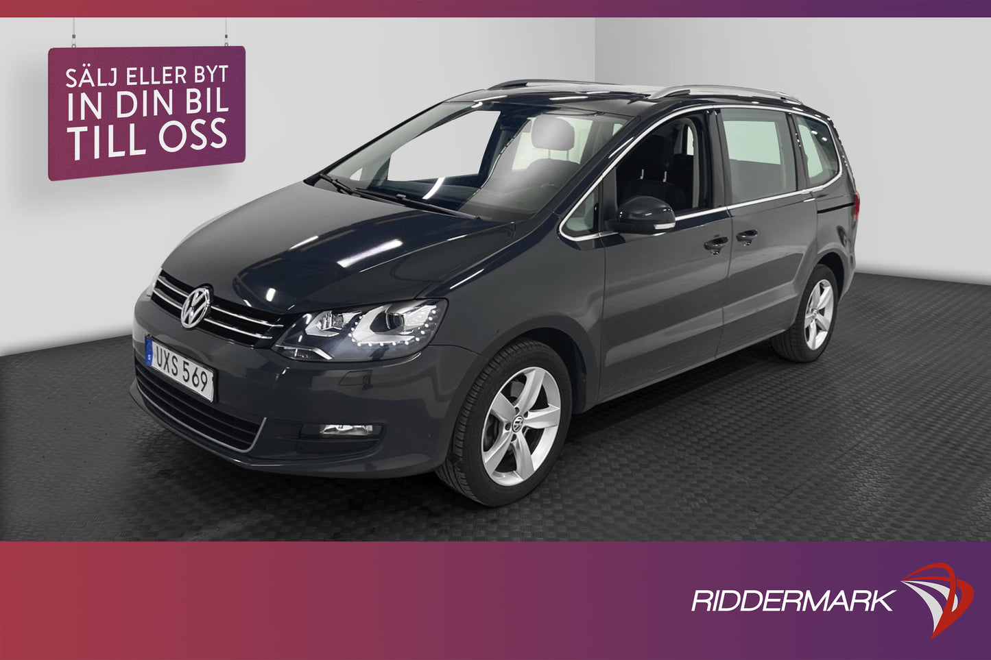 Volkswagen Sharan 2.0 TDI 140hk Premium 7-sits Pano Dragpkt