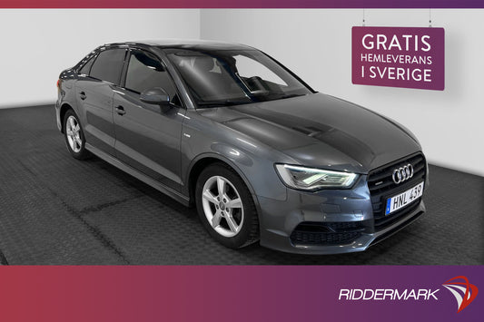 Audi A3 Sedan 2.0 TDI quattro 150hk S-line Pano Välservad