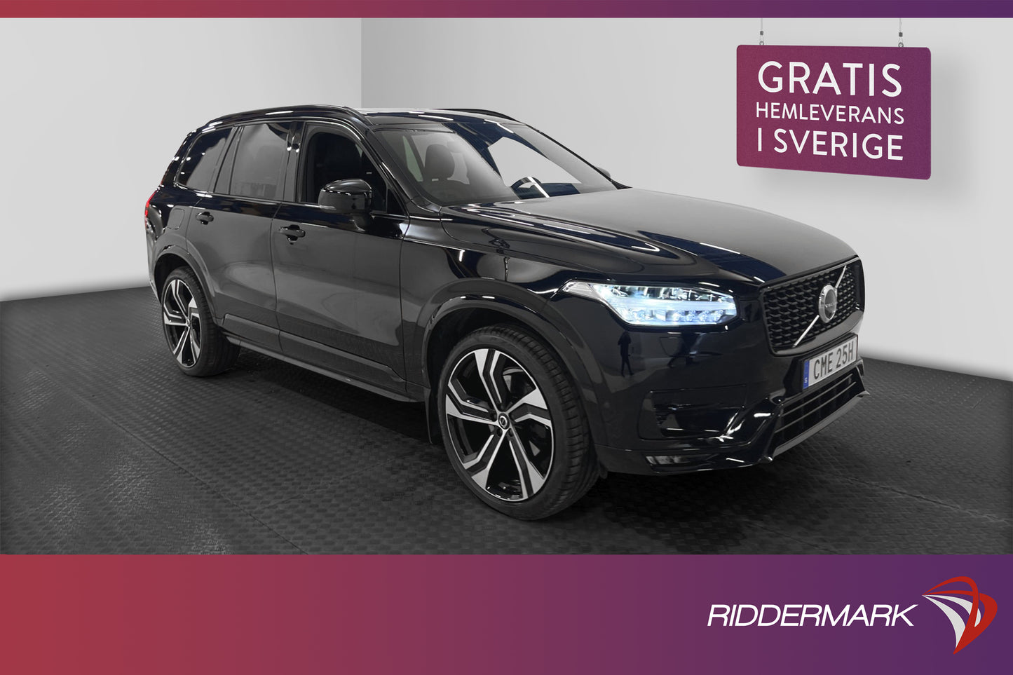 Volvo XC90 B5 AWD R-Design Pro 7-Sits Pano B&W HUD 360º VOC