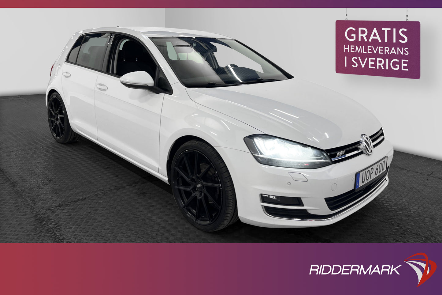 Volkswagen Golf 2.0 TDI 150hk D-värmare Dragkrok 19" LED