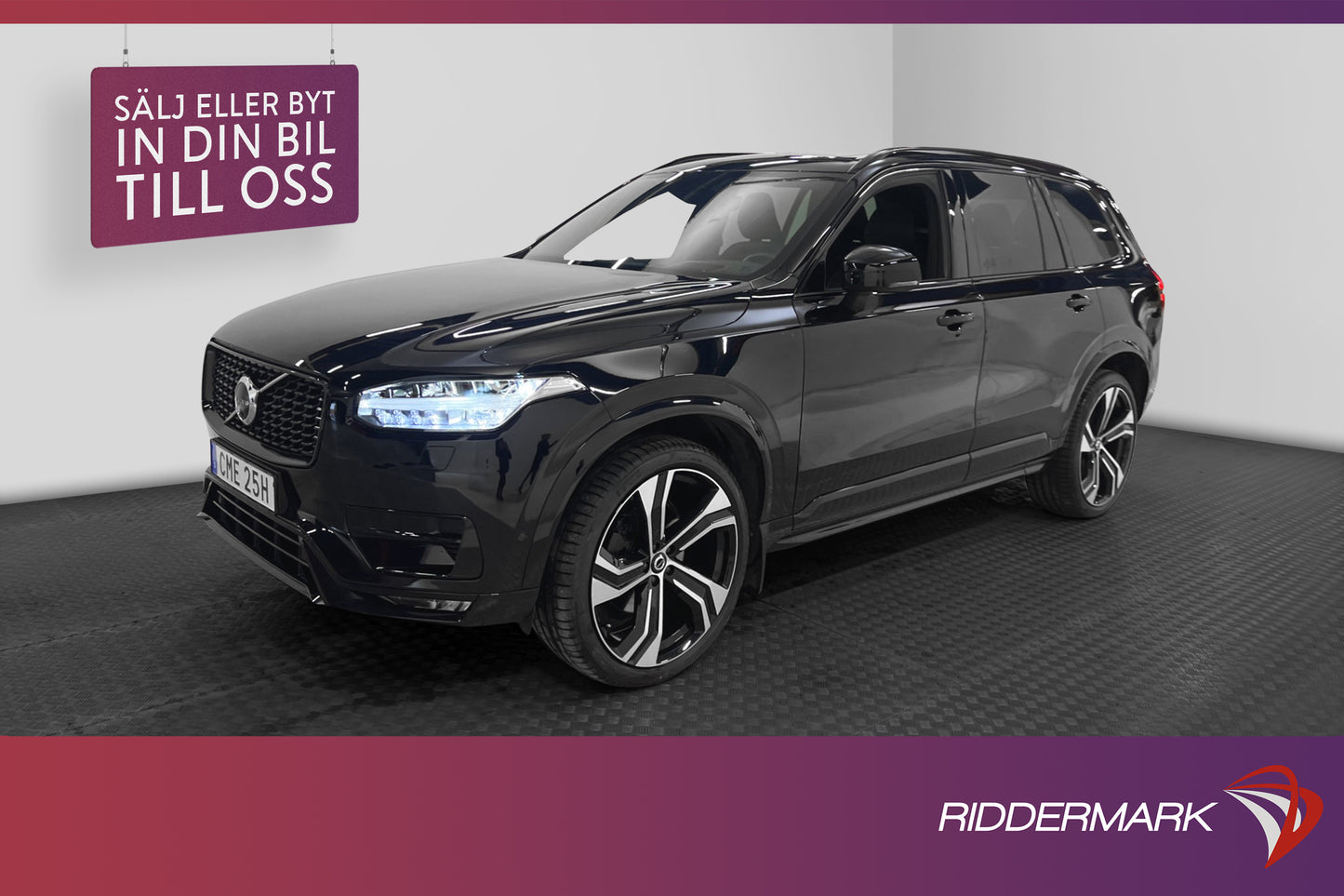 Volvo XC90 B5 AWD R-Design Pro 7-Sits Pano B&W HUD 360º VOC