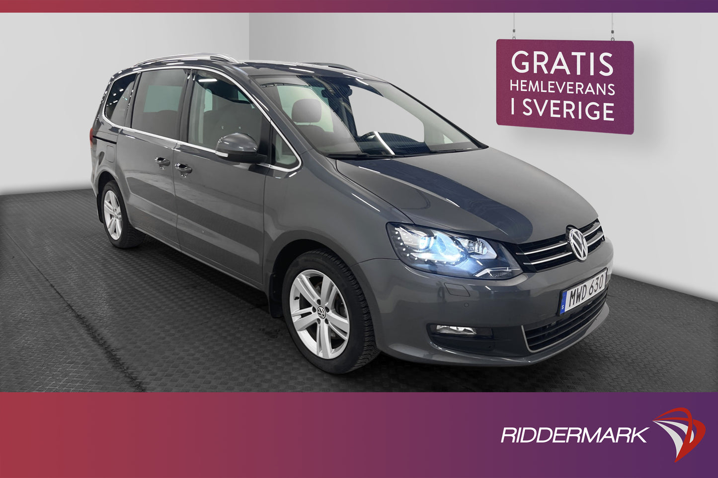 Volkswagen Sharan 150hk 7-sits Pano P-värm El-skjutdörrar