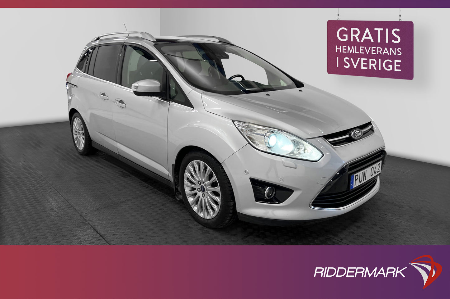 Ford Grand C-Max 2.0 TDCi 7-sits Pano Kamera Skinn Dragkrok