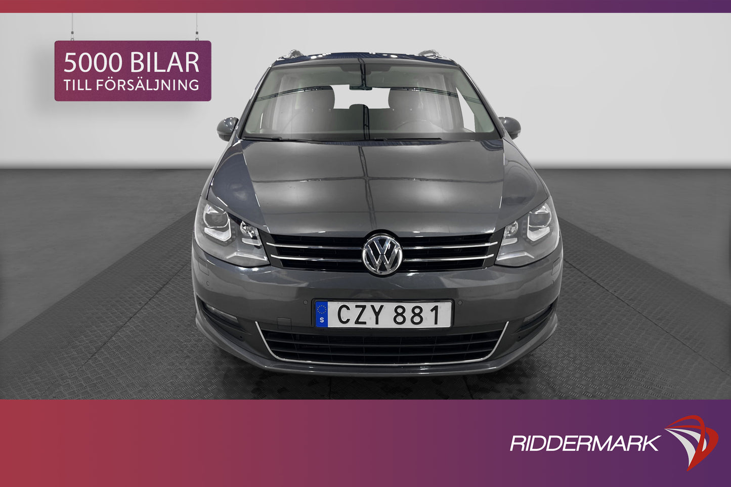 Volkswagen Sharan 2.0 4M 150hk Premium 7-Sits Värm Pano Drag