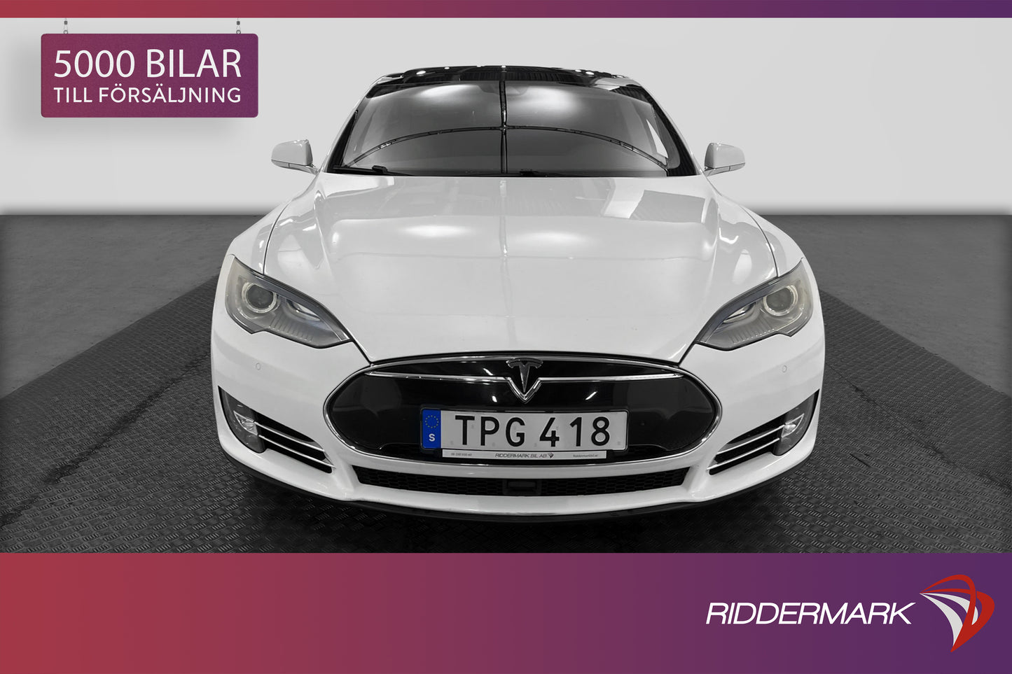 Tesla Model S 85 378hk FREE SUPERCHARGE Drag BKamera