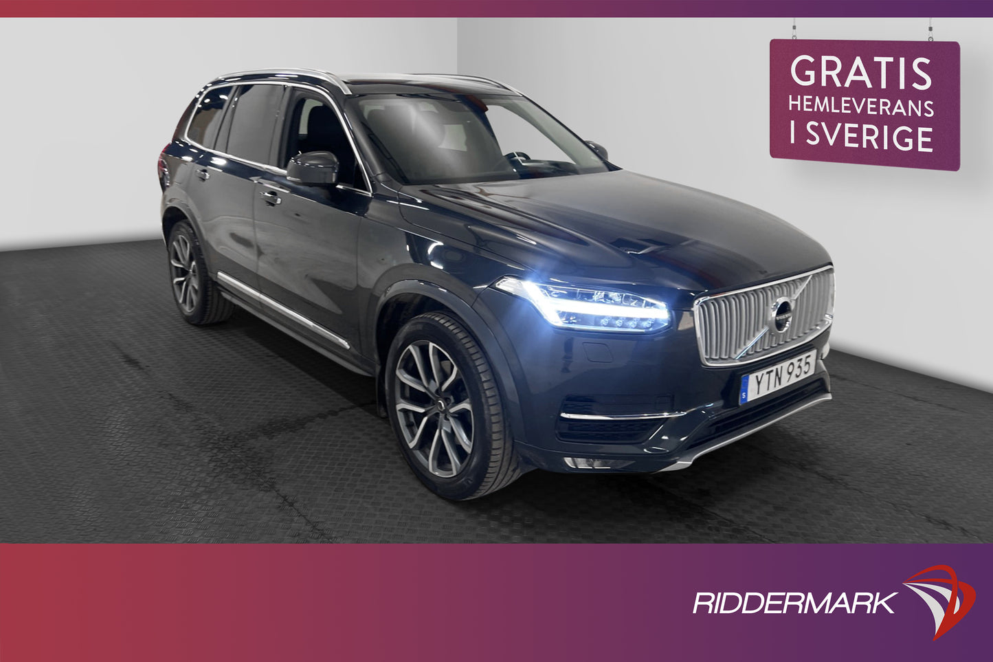 Volvo XC90 D5 AWD 235hk Inscription 7-sits VOC B&W HUD 360°