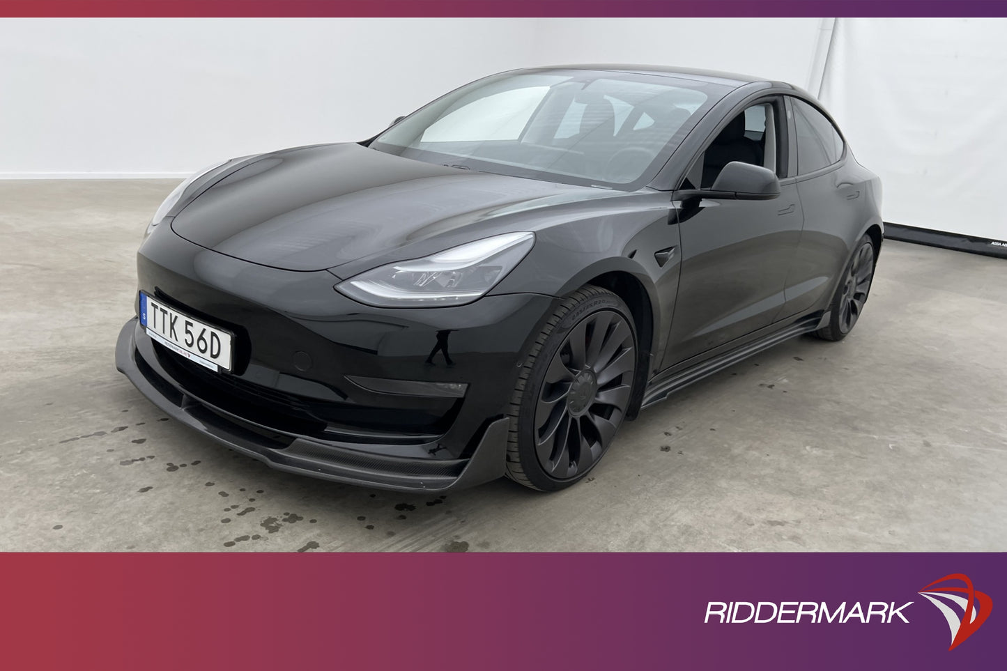 Tesla Model 3 Performance 513hk En-Bruk Kjolpaket Autopilot