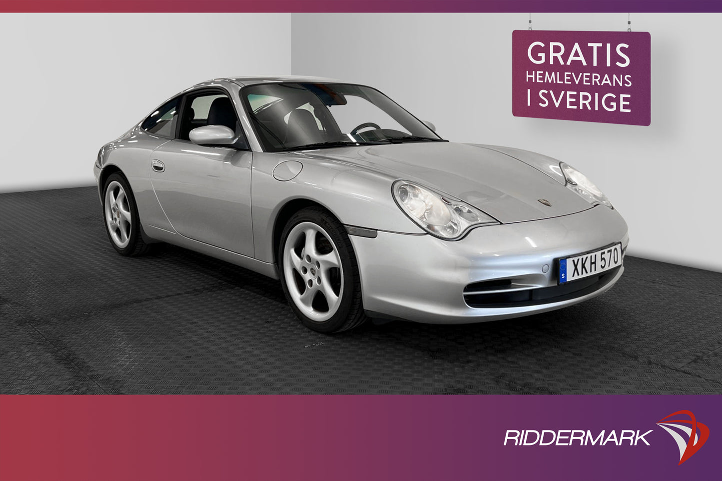 Porsche 911 996 Carrera 4 320hk Taklucka Navi Skinn Nyservad