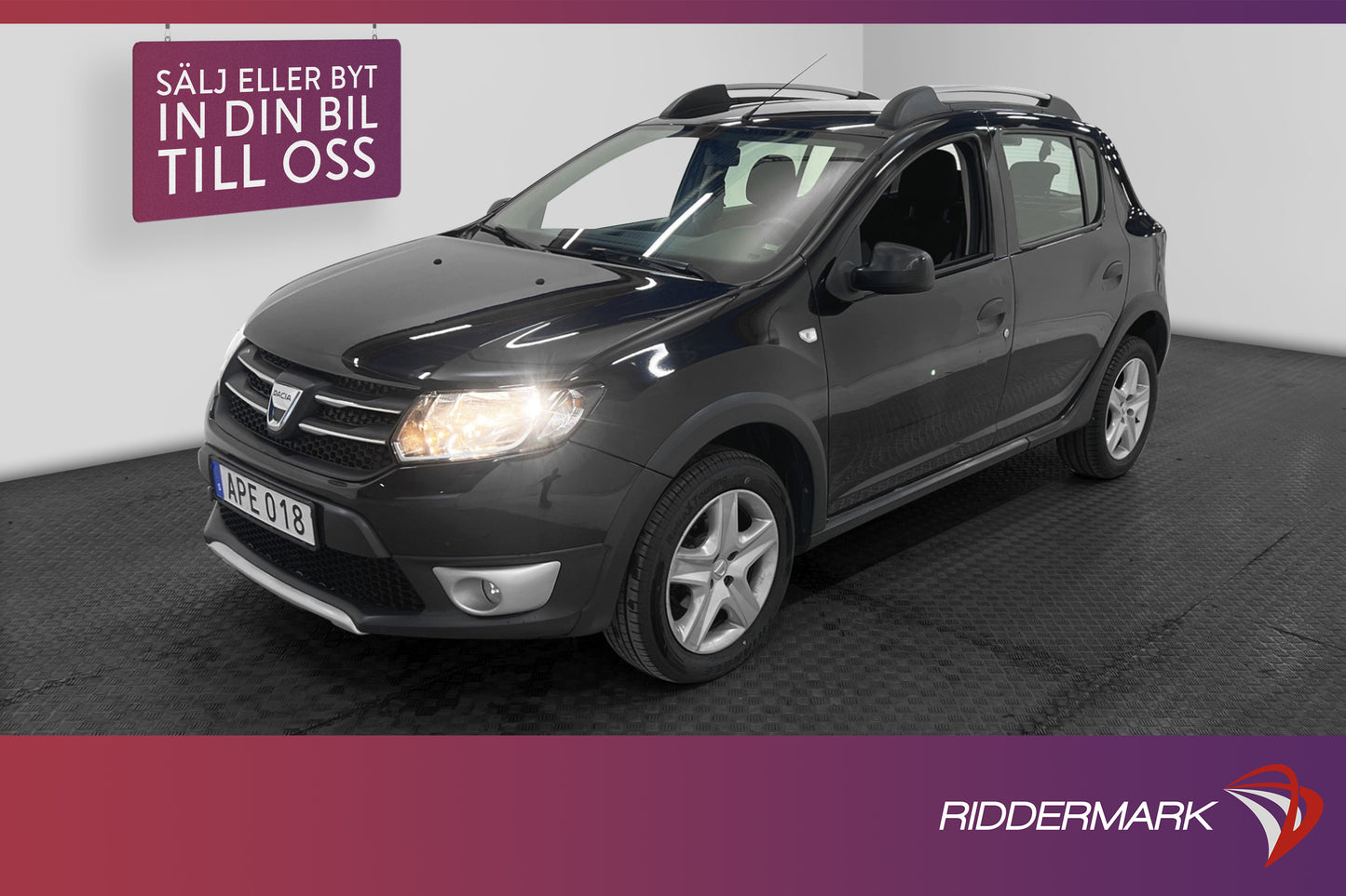 Dacia Sandero Stepway 0.9 TCe 90hk Prestige Värmare Navi PDC