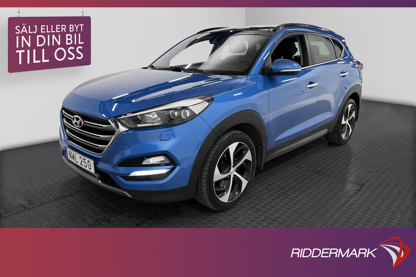 Hyundai Tucson 2.0 CRDi 4WD Premium Pano B-kam Drag Välserv