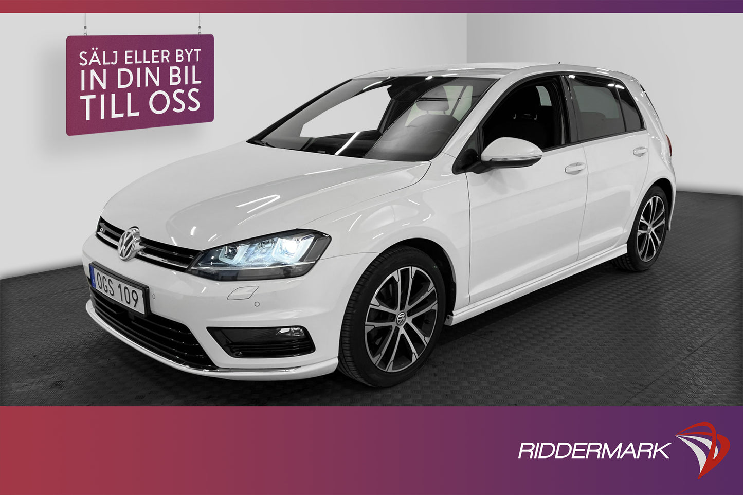 Volkswagen Golf 1.4 TSI 150hk R-line Pluspkt P-sensorer Adpt