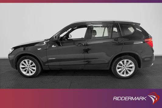 BMW X3 xDrive35d 313hk Värmare 360° Pano H/K Drag Skinn Navi