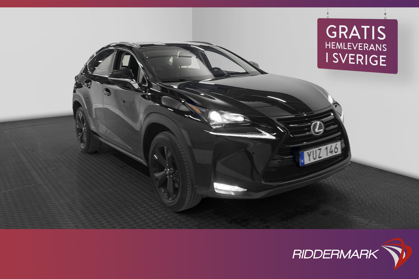 Lexus NX 300h AWD 2.5 197hk Skinn Drag B-Kam 580kr Skatt