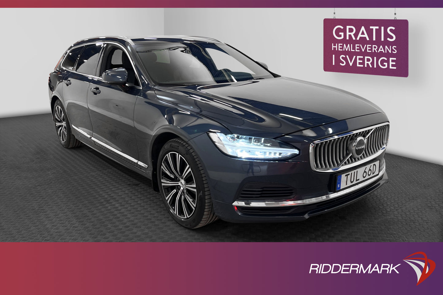 Volvo V90 T6 AWD Recharge TwEn 340hk Momentum Dragkrok H/K