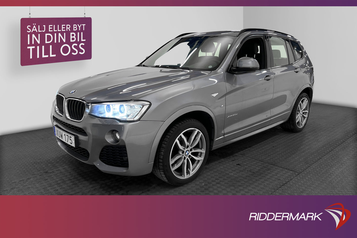 BMW X3 xDrive20d 190hk M-Sport Pano Drag Skinn Navi MOMS