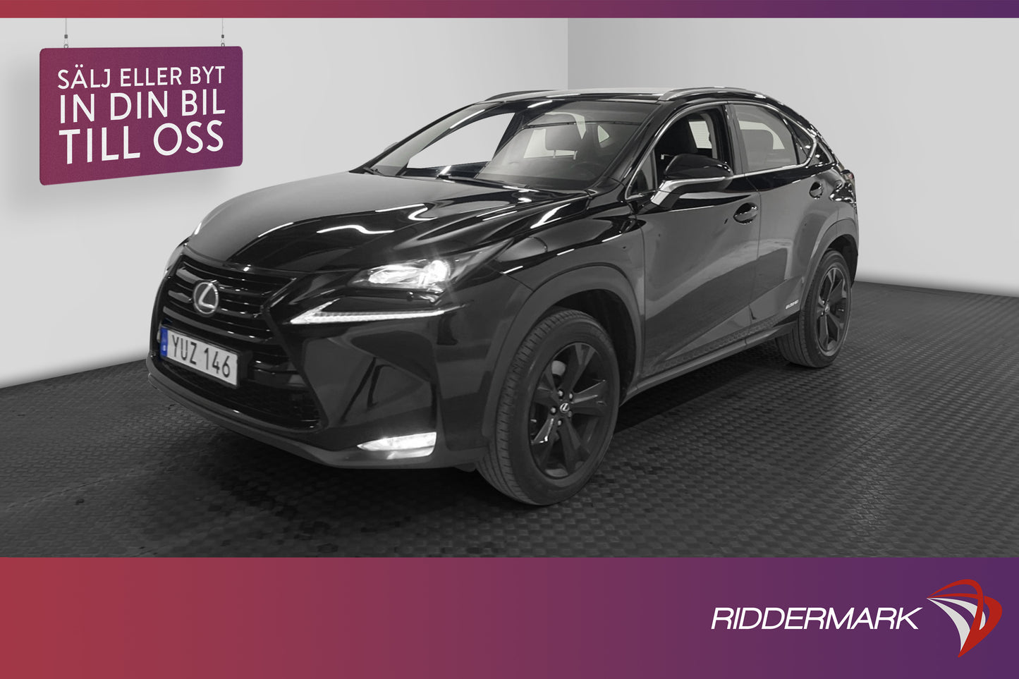 Lexus NX 300h AWD 2.5 197hk Skinn Drag B-Kam 580kr Skatt