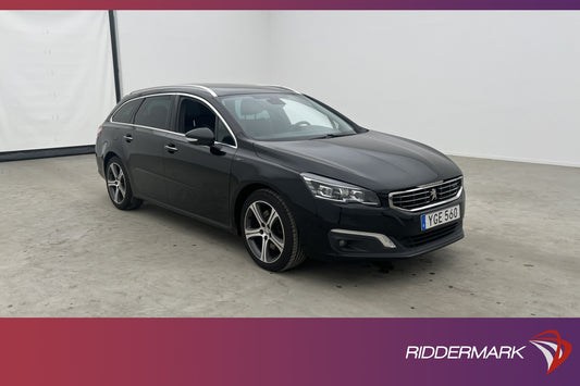 Peugeot 508 SW 2.0 BlueHDi 180hk GT-Line Pano HUD Navi Drag