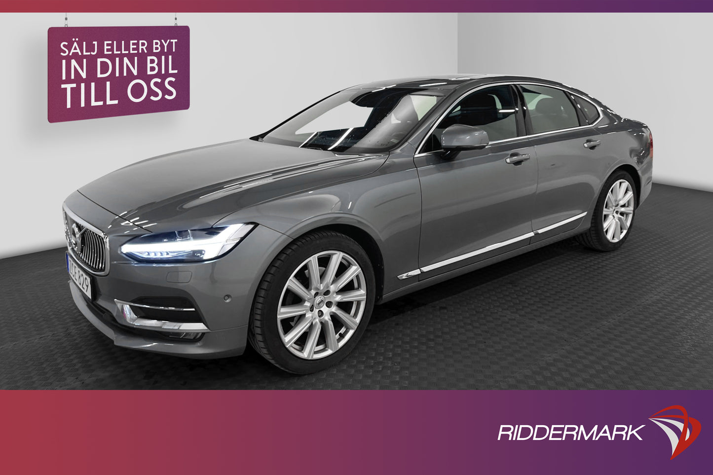 Volvo S90 T5 254hk Inscription VOC Pano B&W Kamera Navi BLIS