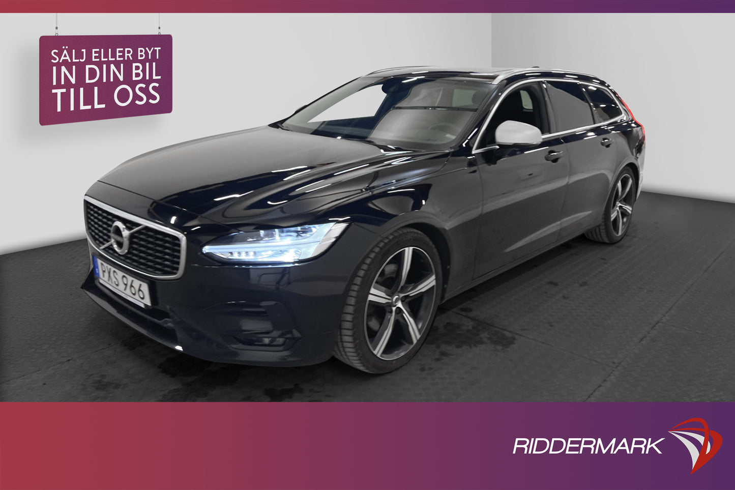 Volvo V90 D4 190hk AWD R-Design Pano D-Värm HUD B-Kamera