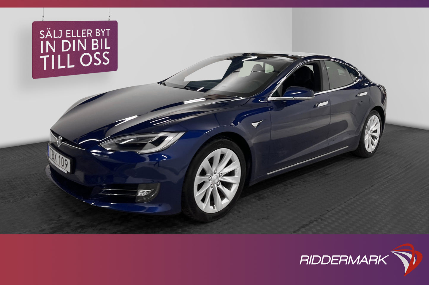 Tesla Model S 75D AWD Svensksåld Panorama FSD Total självkör