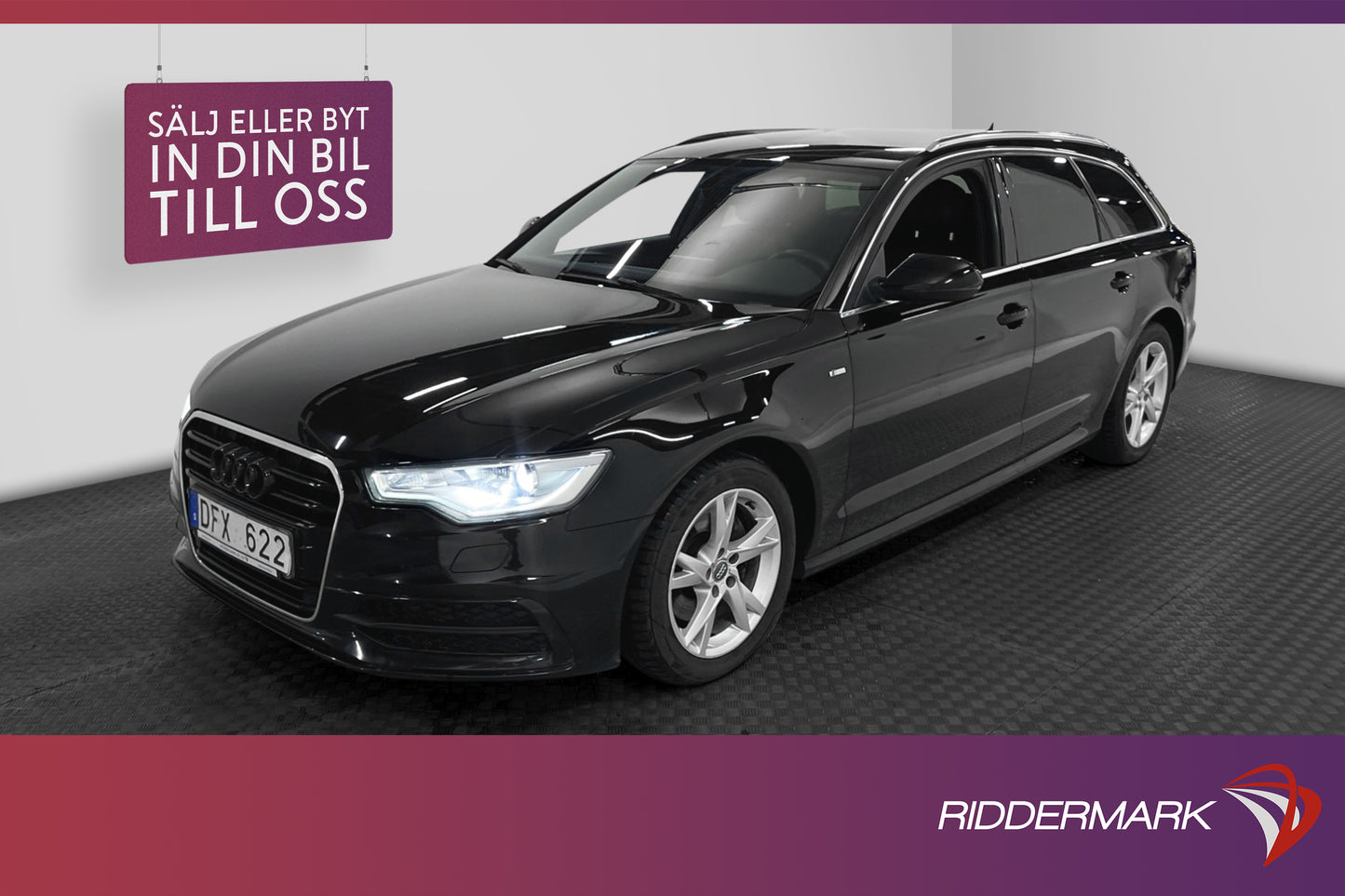 Audi A6 2.0 TDI 177hk S-Line Skinn/Alcantara Bluetooth