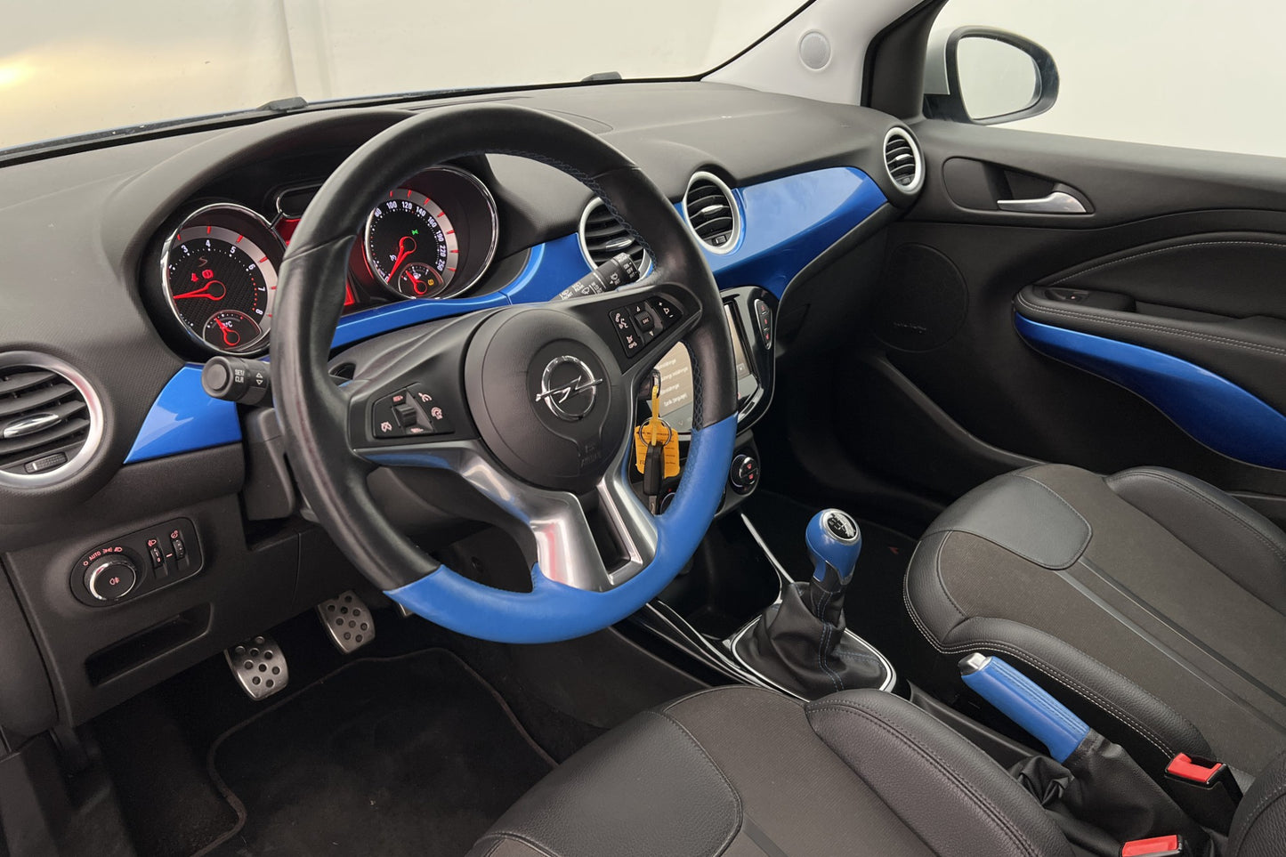 Opel Adam S 1.4 Turbo 150hk Let it Blue Infinity Halvläder