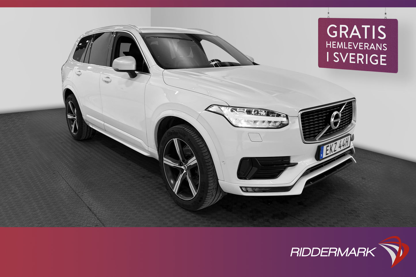 Volvo XC90 D4 190hk R-Design D-värm VOC Drag Backkamera Navi