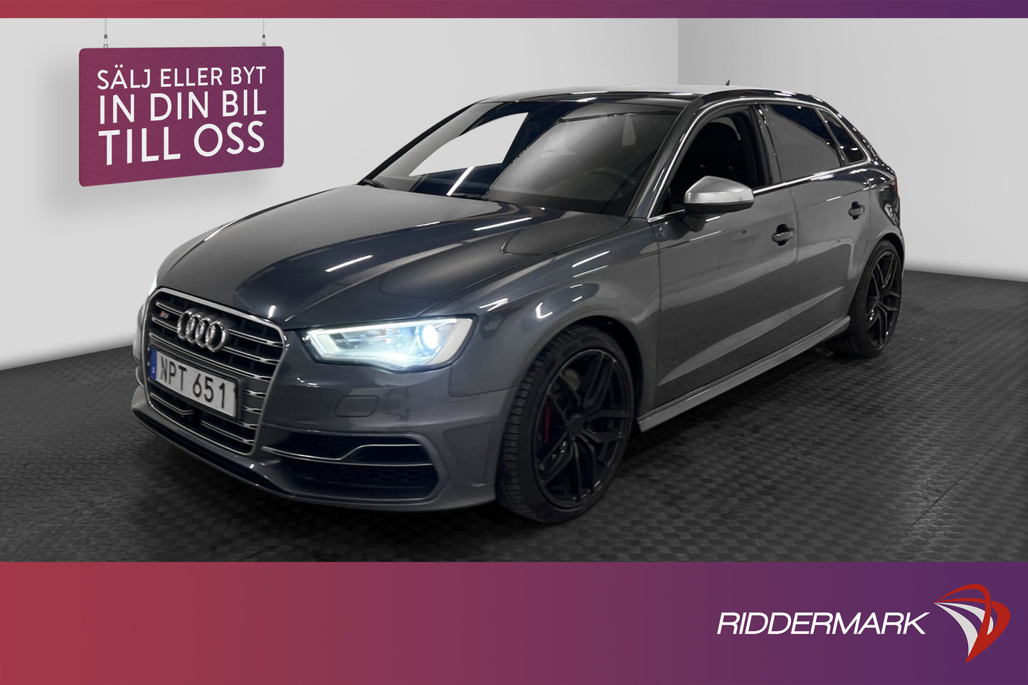 Audi S3 2.0 TFSI 300hk Quattro Välservad Navi Adaptiv PDC