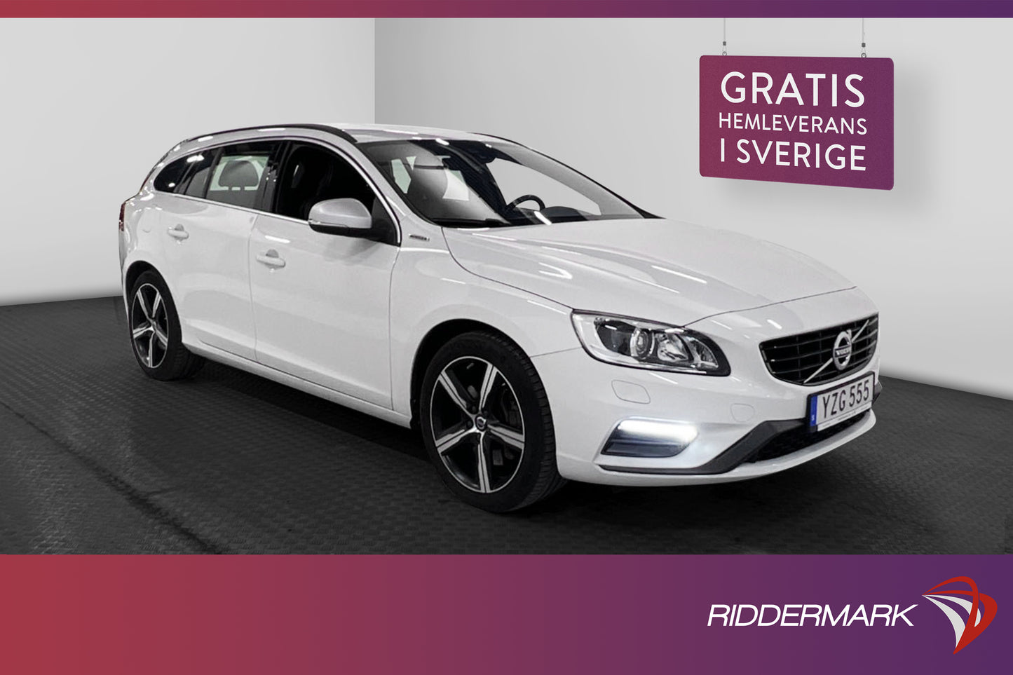 Volvo V60 D5 Plug-in Hybrid AWD 231hk R-Design Classic Drag