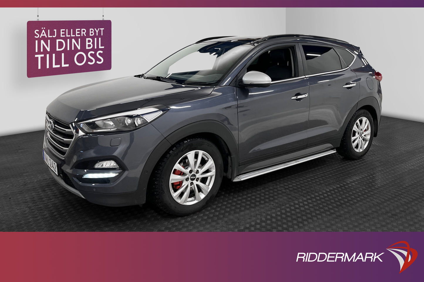 Hyundai Tucson 1.6 T-GDI 4WD Premium Navi Pano B6-kam 177hk