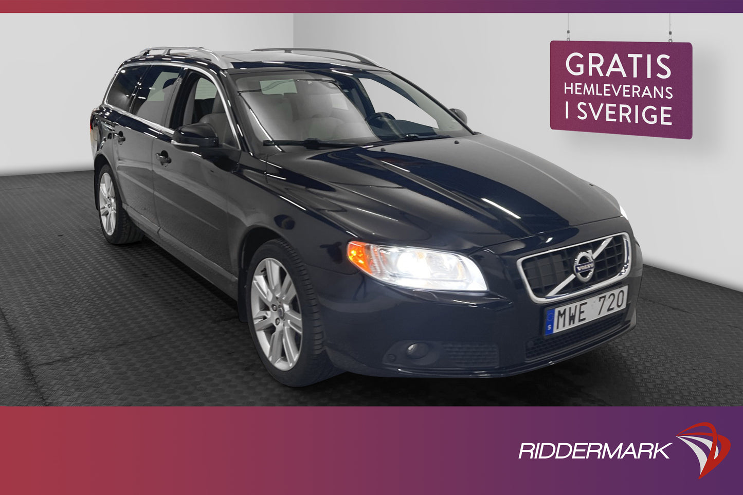 Volvo V70 D4 163hk Summum VOC Taklucka Skinn GPS D-Värm Drag