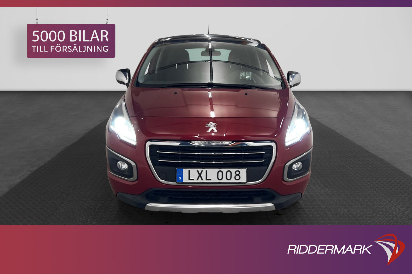 Peugeot 3008 1.6 BlueHDi Allure Pano HUD B-kamera Navi 120hk