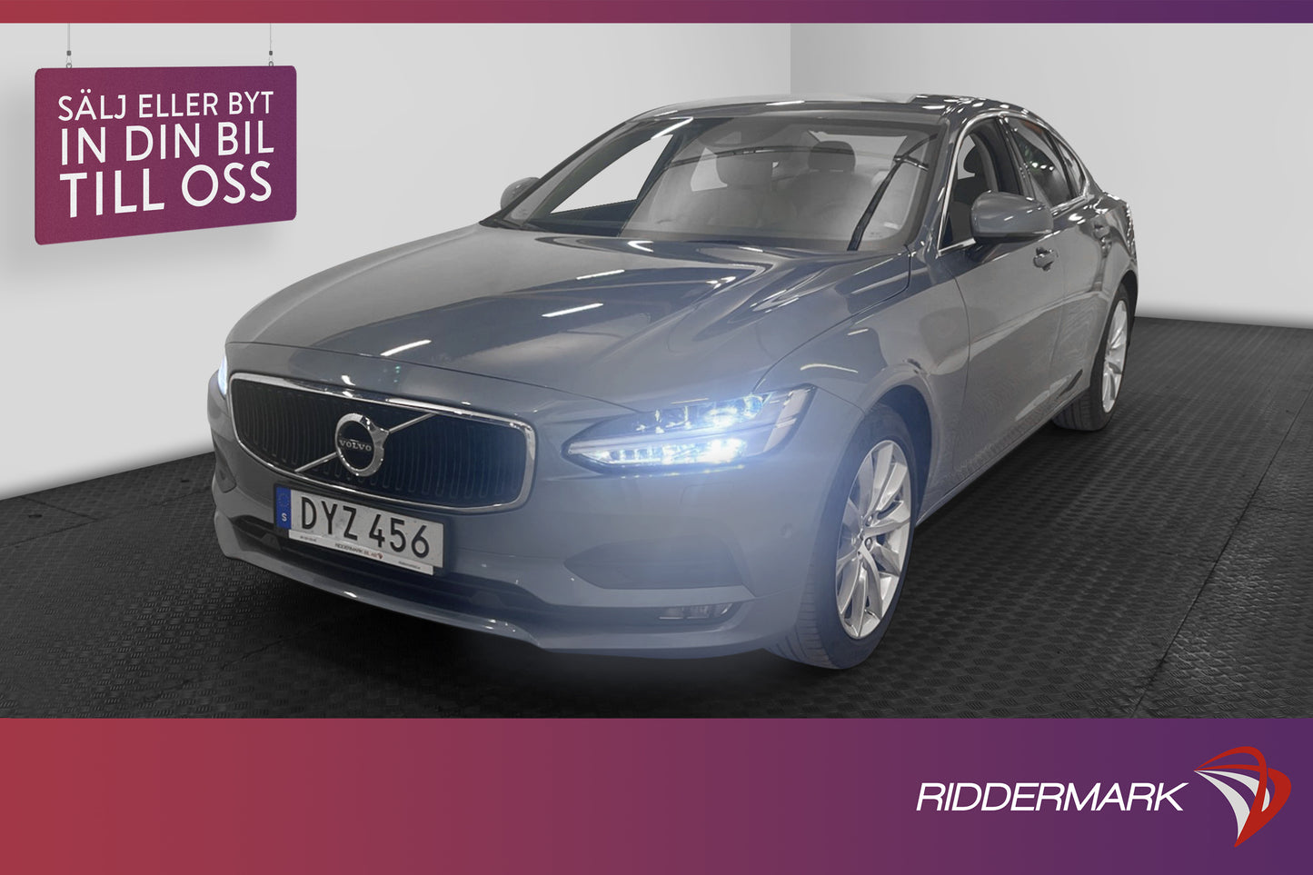 Volvo S90 T5 254hk Advanced Kamera Navi BLIS Skinn Välservad