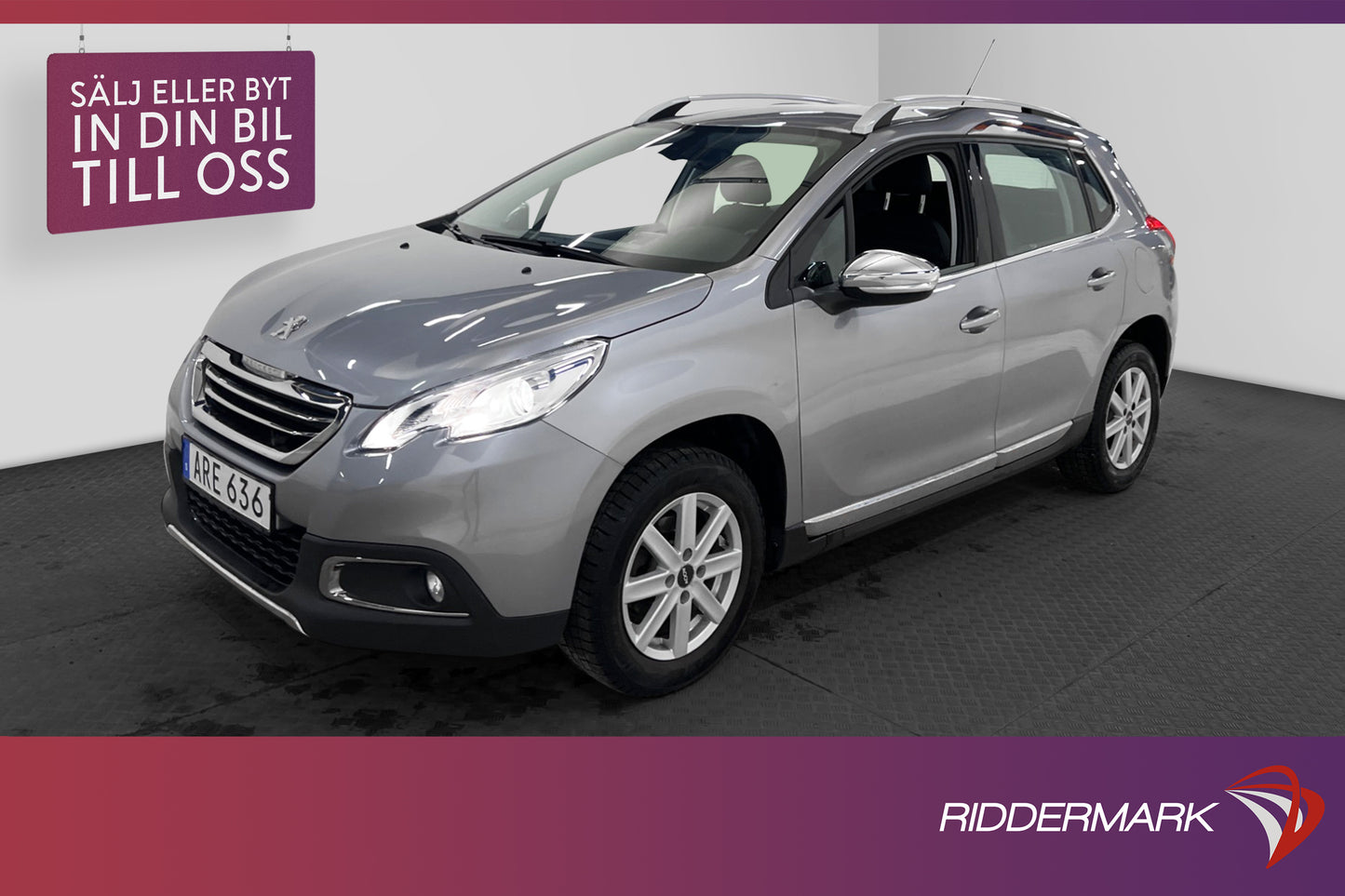 Peugeot 2008 1.2 VTi 82hk Allure Sensorer Välservad 0,4L/Mil