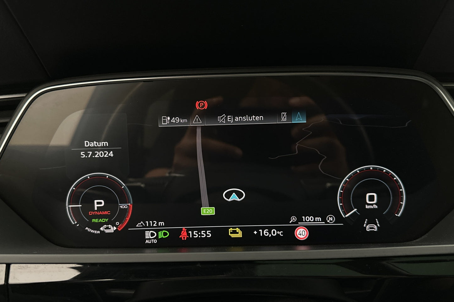 Audi e-tron 55 Quattro S-Line Pano B&O 360 S-Säten Drag MOMS