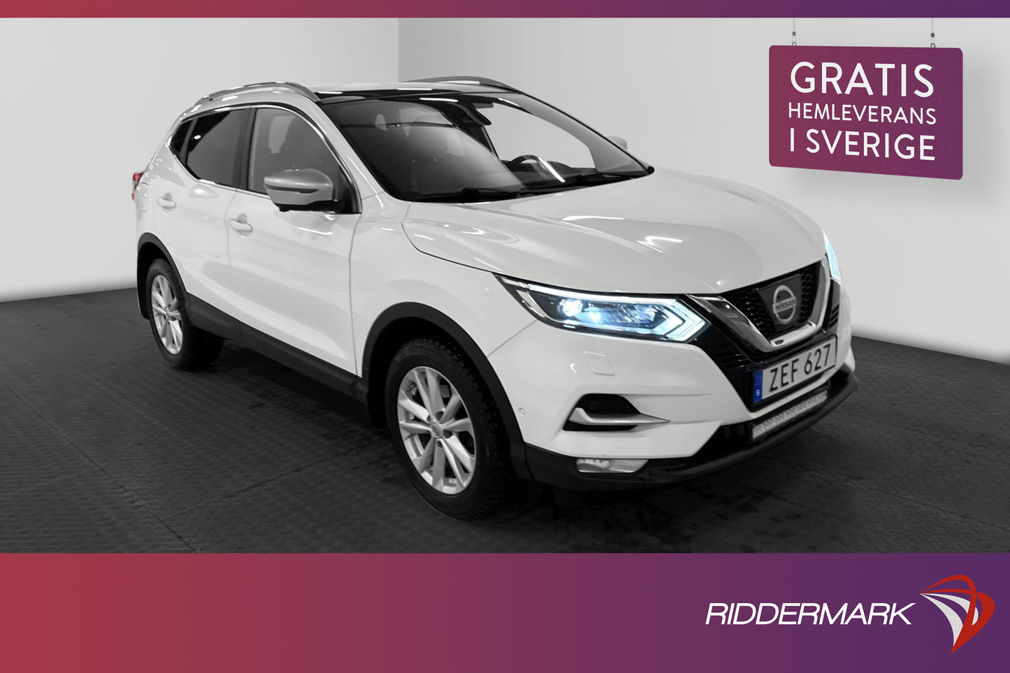 Nissan Qashqai 1.2 DIG-T 115hk Tekna Pano 360° M&K Bose GPS