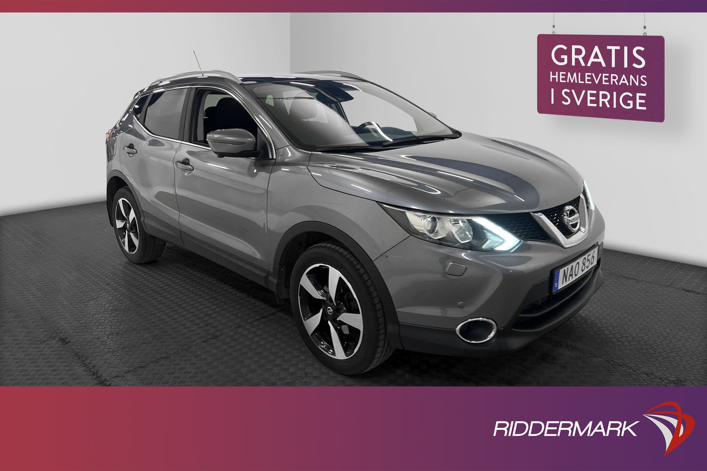 Nissan Qashqai 1.2 DIG-T 115hk Pano 360°Kamera Navi Keyless