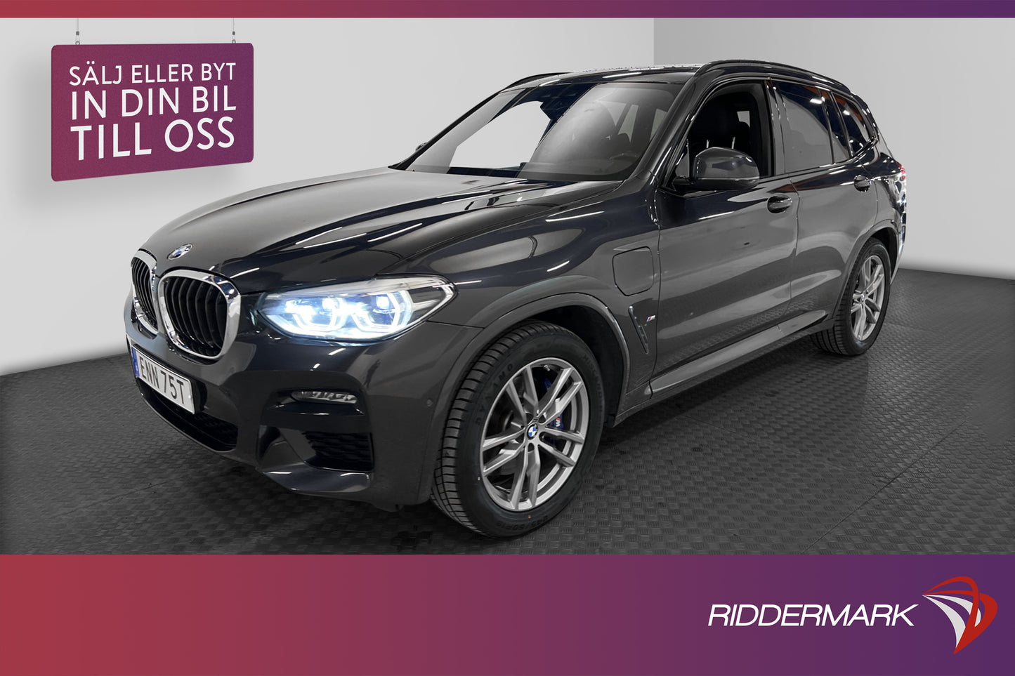 BMW X3 xDrive30e 292hk M Sport Backkamera Rattvärm Pano Drag